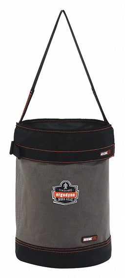Bucket Bag Canvas Straight Wall Gray