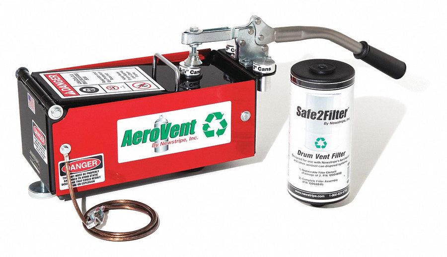 Aerosol Recycling System Can 9 3/4 H