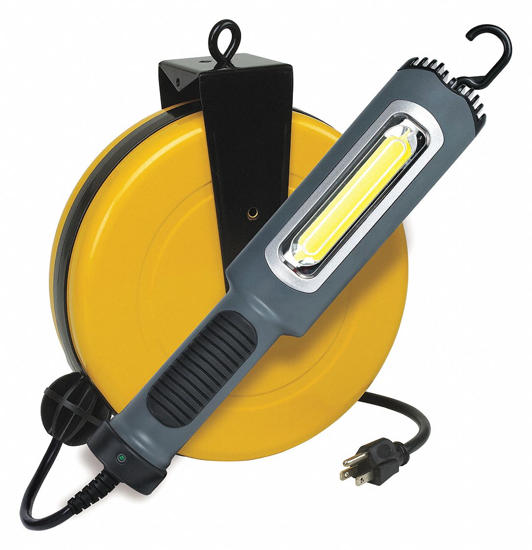 Cord Reel w/Lamp LED 30ft 18AWG 120VAC