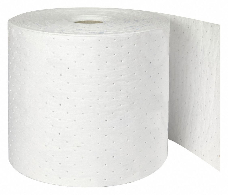 Absorbent Roll Oil-Based Liquids White