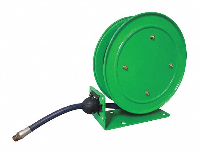 Spring Return Hose Reel 1/4 MNPT 25 ft