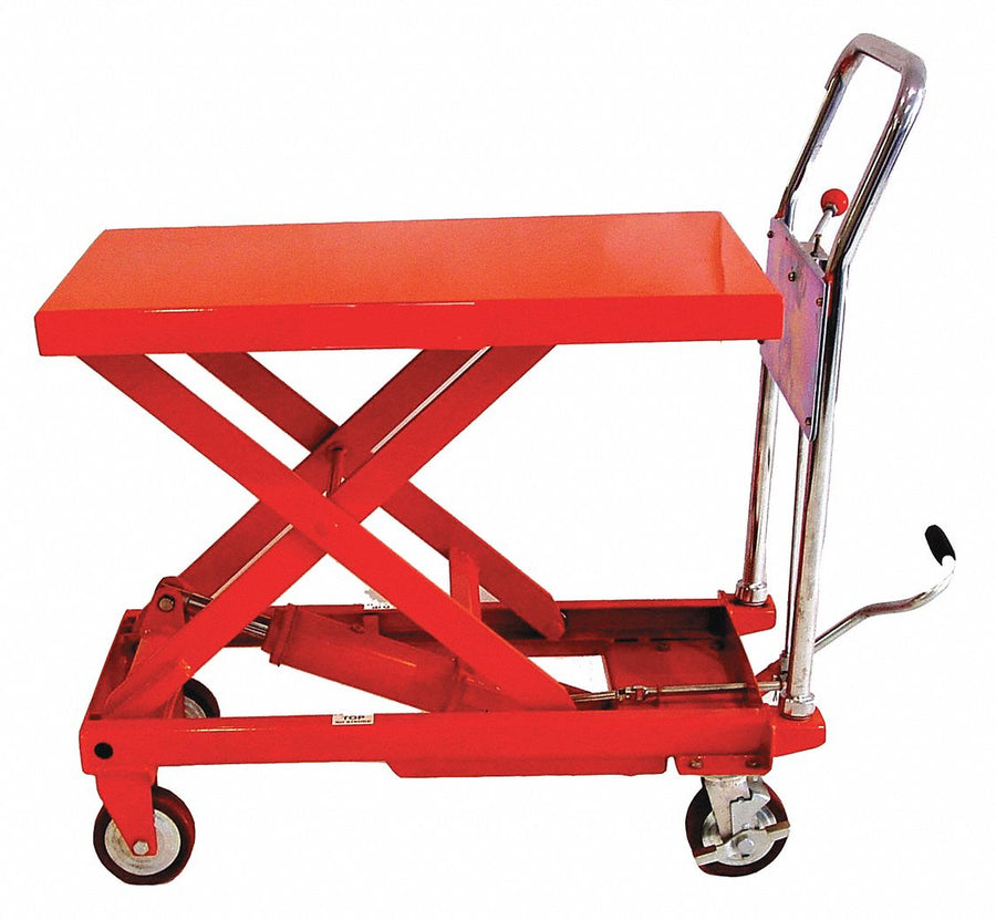 Scissor Lift Table 600 lb Cap. Mobile