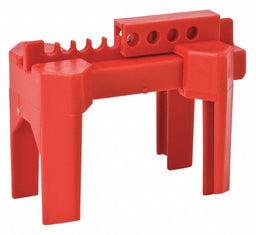 Ball Valve Lockout Red 4-5/64 H