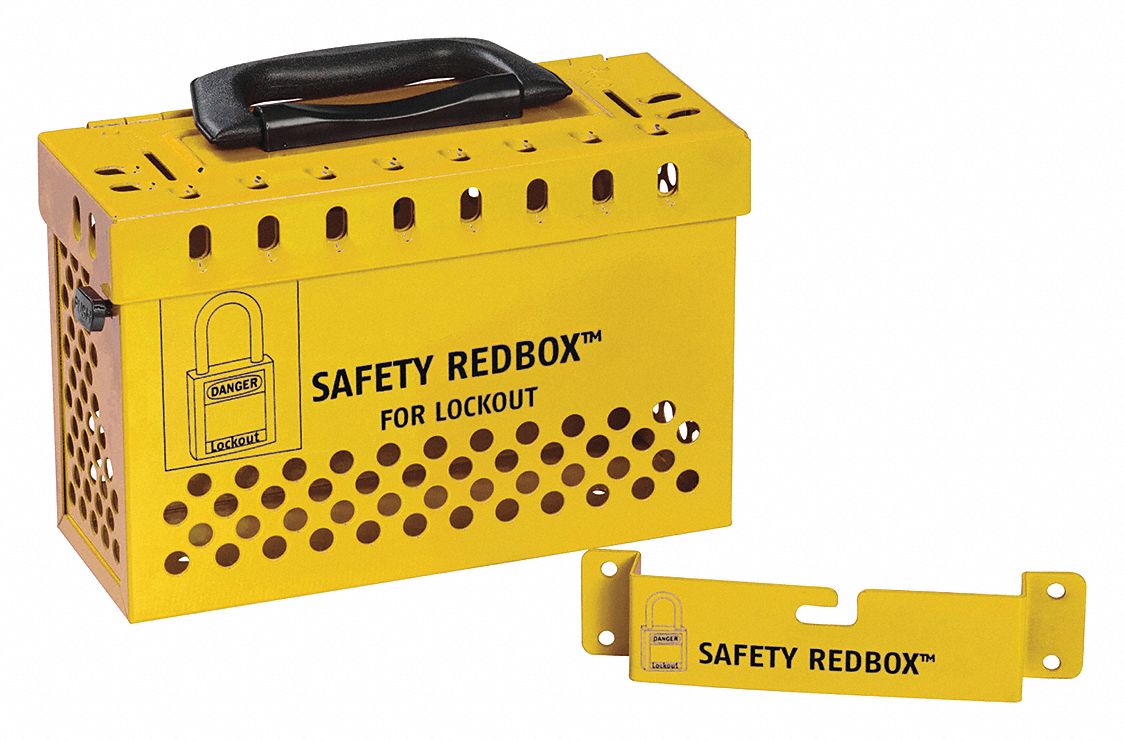Group Lockout Box Yellow 6-7/64 H