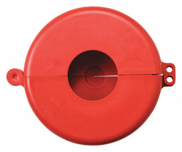 Gate Valve Lockout Red Polypropylene