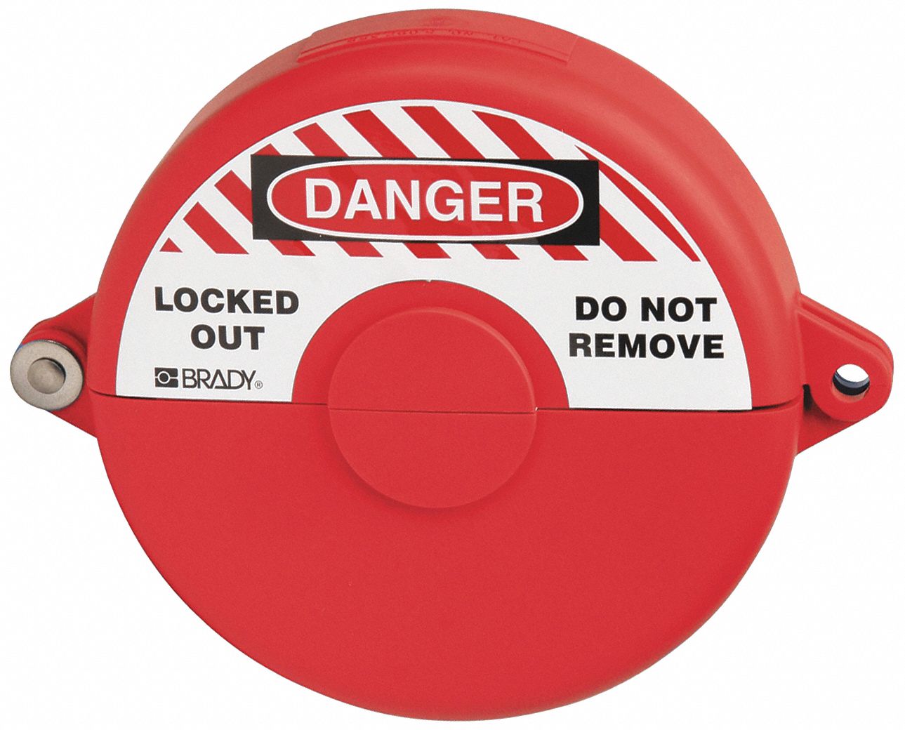 Gate Valve Lockout Red Polypropylene