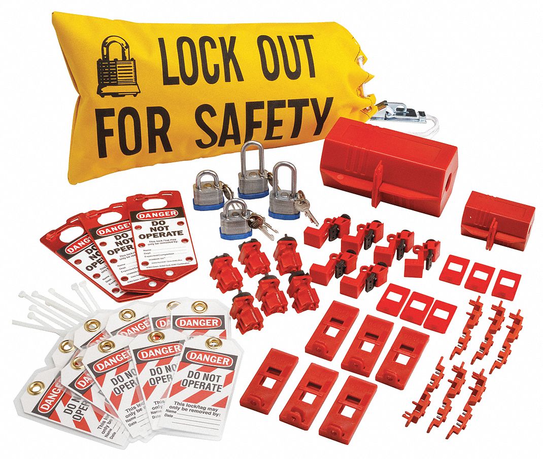 Lockout Kit Black/Yellow 9-3/4 H