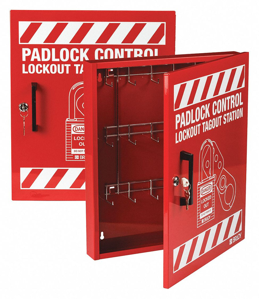 Lockout Station Red 18-3/8 H