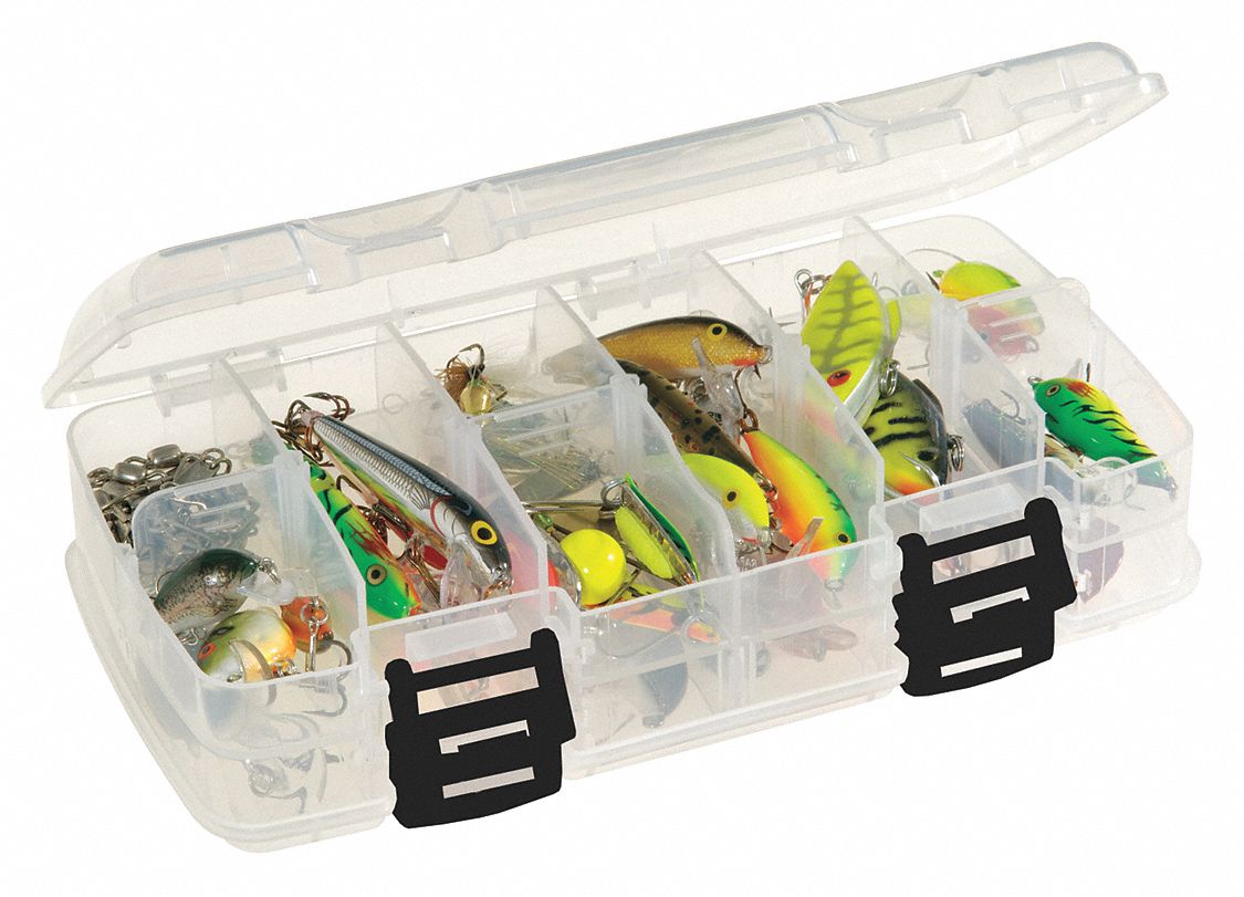 K4982 Compartment Box Snap Clip Clear 2 in