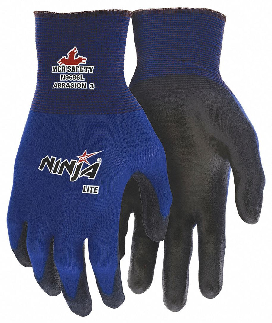 Gloves Work Large Blue/Black PK12