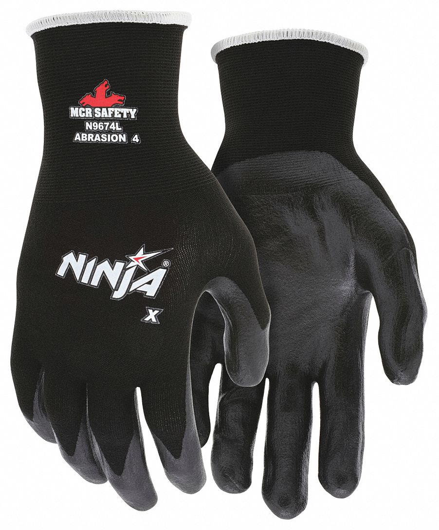 Gloves Seamless Dipped Small Black PR