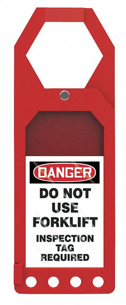 Status Alert Tag Holder 10in H 3 1/2in W