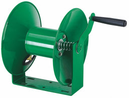 Hand Crank Hose Reel 50 ft 3/8 ID Green