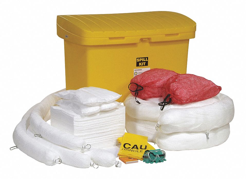 Spill Kit Wheeled Cart Oil-Based Liquids
