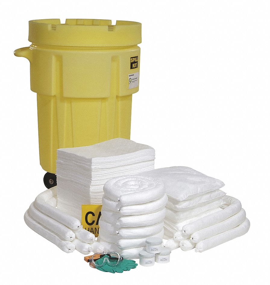 Spill Kit Wheeled Drum Oil-Based Liquids