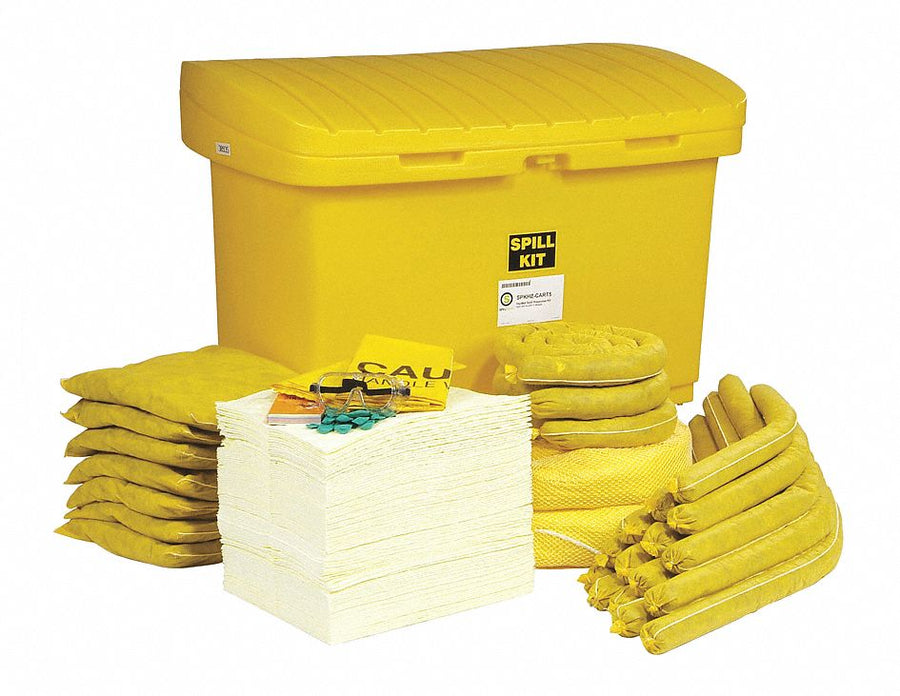 Spill Kit Wheeled Cart Chemical/Hazmat