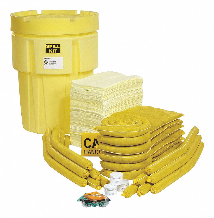 Spill Kit Drum Chemical/Hazmat 31-3/4 H