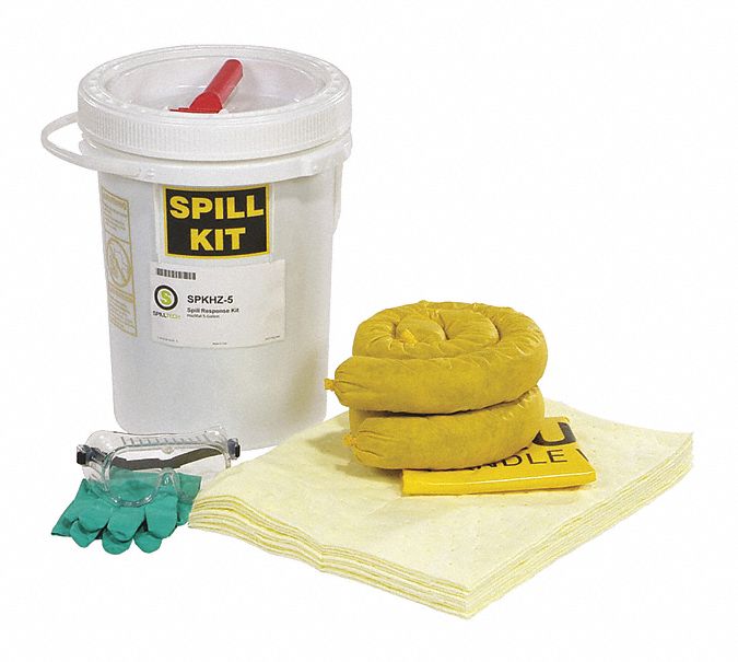 Spill Kit Bucket Chemical/Hazmat