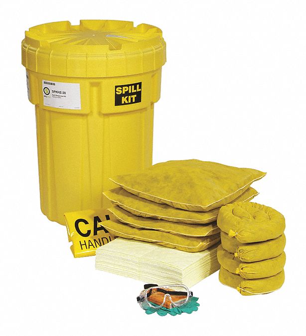 Spill Kit Drum Chemical/Hazmat 30 H