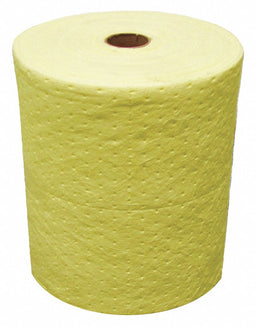 Absorbent Roll Chem/Hazmat YLW 150ft L