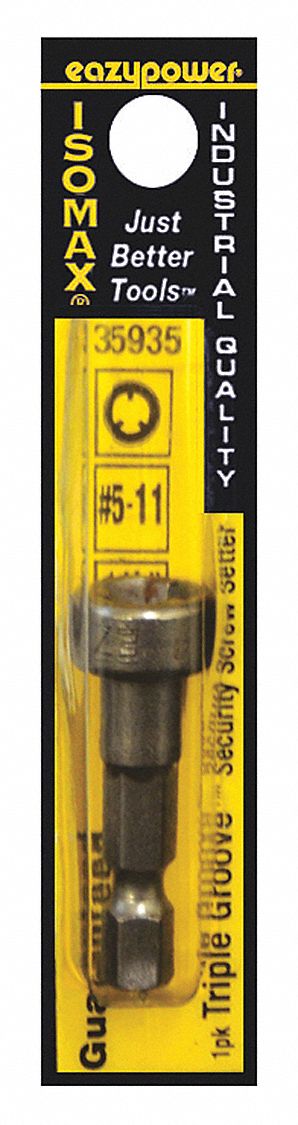 Insert Bit Triple Groove SAE 1/4