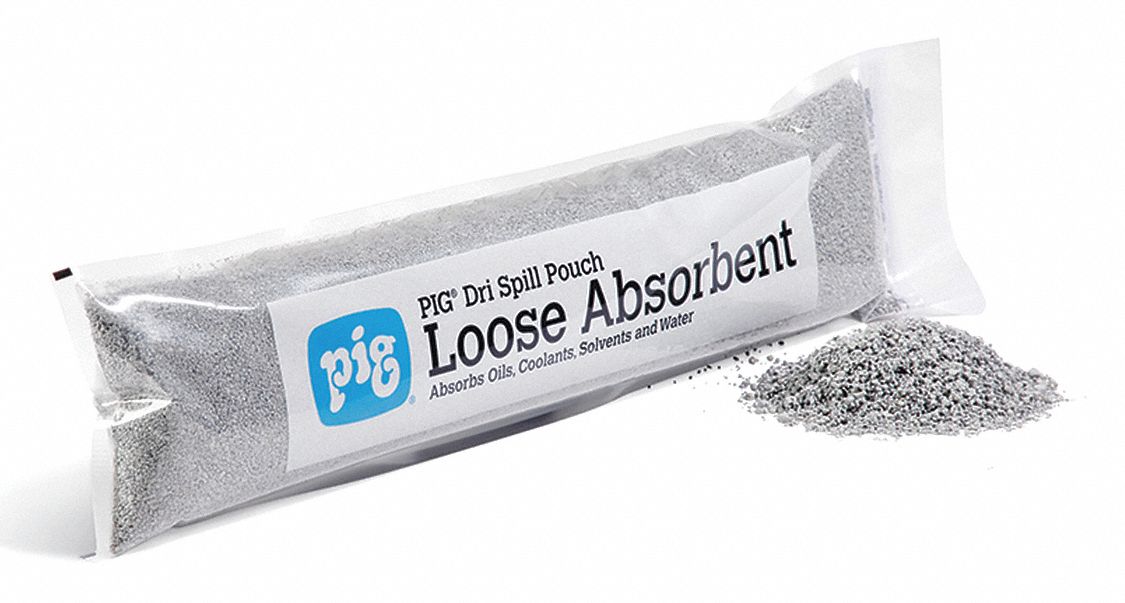 Dry Loose Absorbent in Spill Pouch PK12
