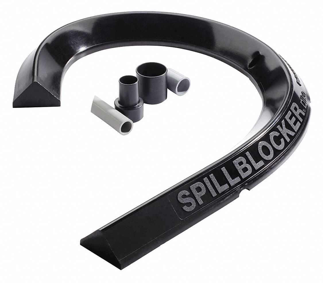 Spill Blocker Vacuum Dike 2-1/4 H 4 W