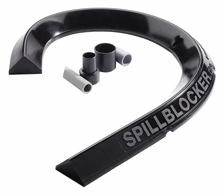 Spill Blocker Vacuum Dike 2-1/4 H 4 W