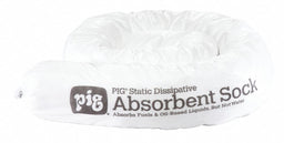 Absorbent Sock White 3 Dia PK12