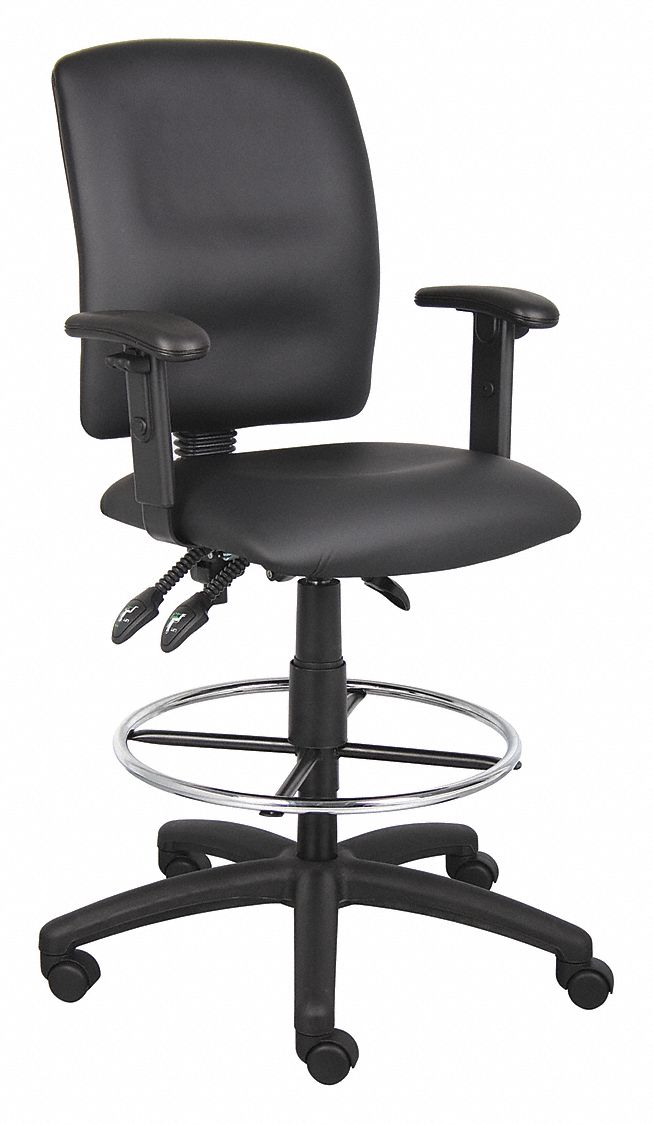 Drafting Chair 48.5 in H Black