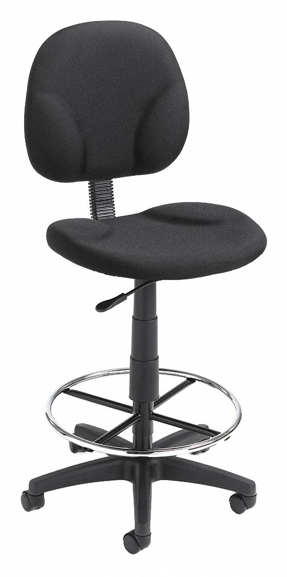 Drafting Chair 49 in H Black