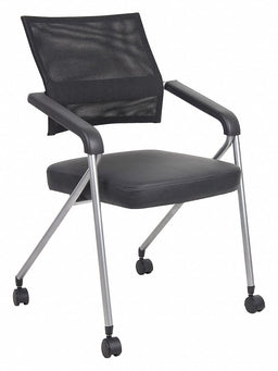 Office Chair 35 in H Silver