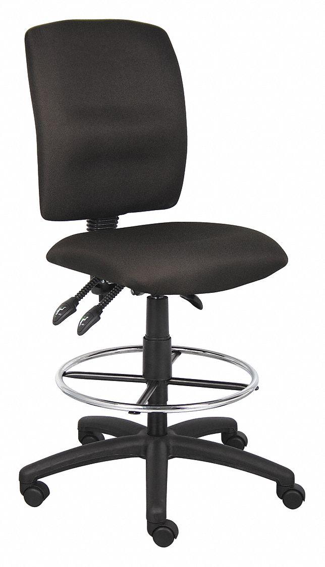 Drafting Chair 48.25 in H Black