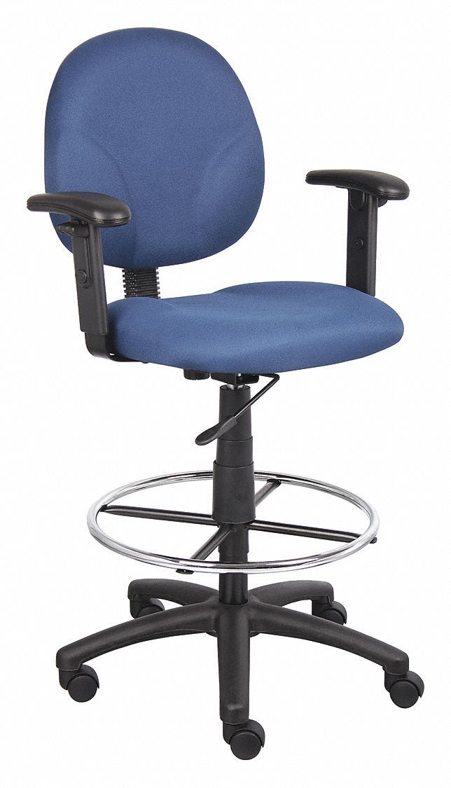 Drafting Chair 49 in H Black