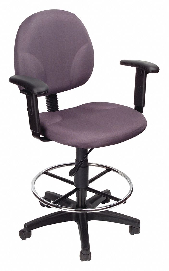 Drafting Chair 49 in H Black