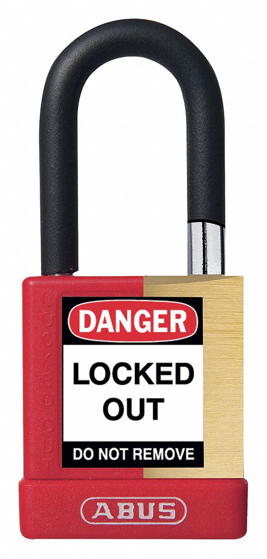 Keyed Padlock 3/4 W x 1-1/2 H Shackle
