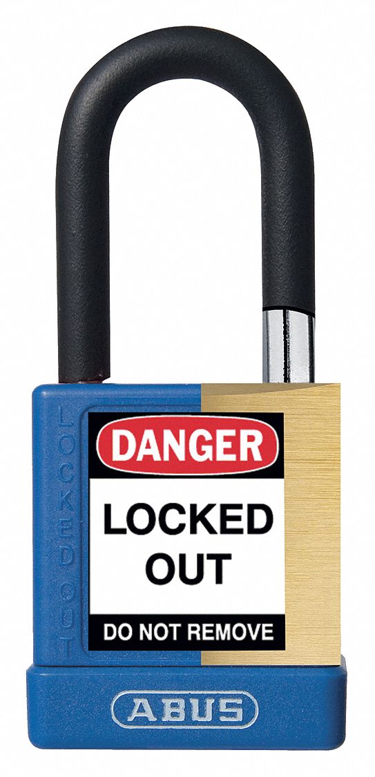 Keyed Padlock 3/4 W x 1-1/2 H Shackle