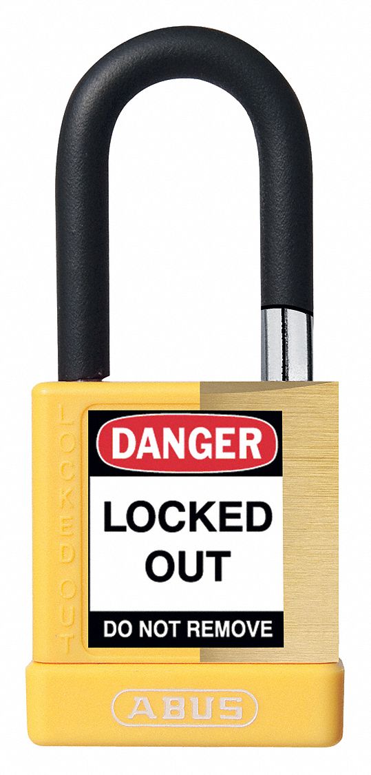 Keyed Padlock 3/4 W x 1-1/2 H Shackle