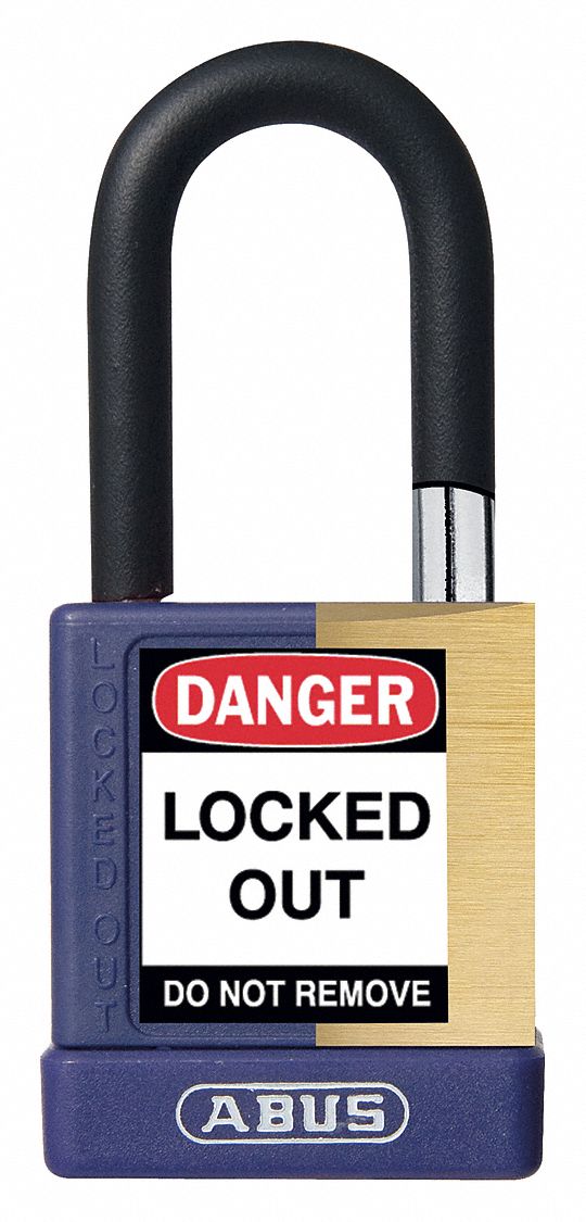 Keyed Padlock 3/4 W x 1-1/2 H Shackle