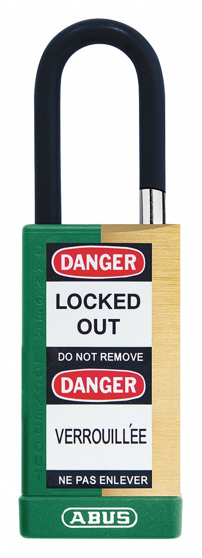 Keyed Padlock 3/4 W x 1-1/2 H Shackle