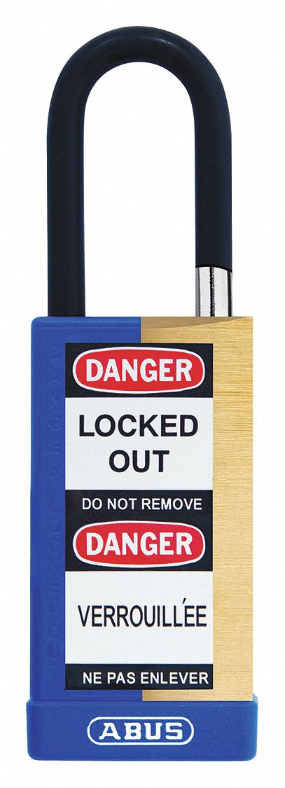 Keyed Padlock 3/4 W x 1-1/2 H Shackle