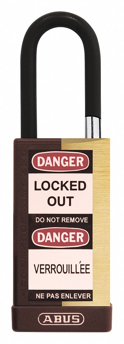 Keyed Padlock 3/4 W x 1-1/2 H Shackle