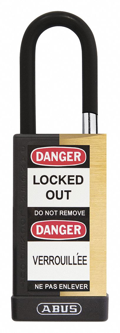 Keyed Padlock 3/4 W x 1-1/2 H Shackle