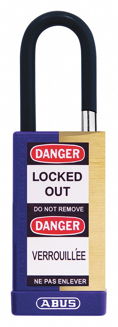Keyed Padlock 3/4 W x 1-1/2 H Shackle