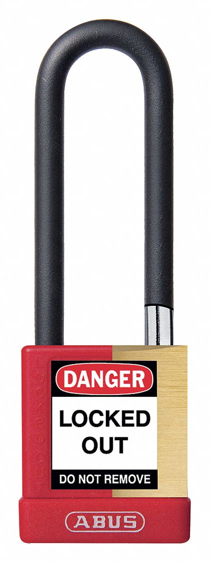 Keyed Padlock 3/4 W x 3 H Shackle