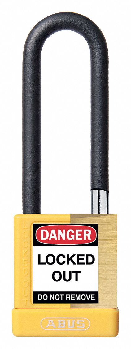 Keyed Padlock 3/4 W x 3 H Shackle