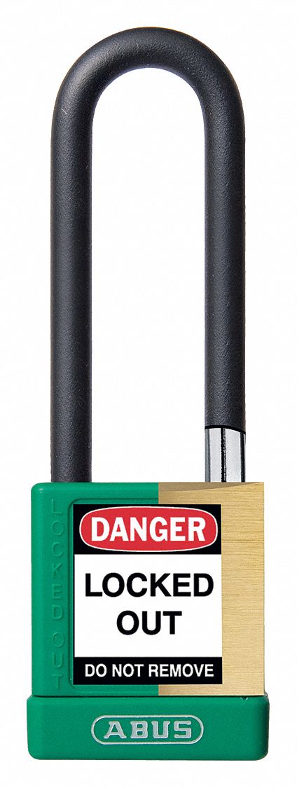 Keyed Padlock 3/4 W x 3 H Shackle