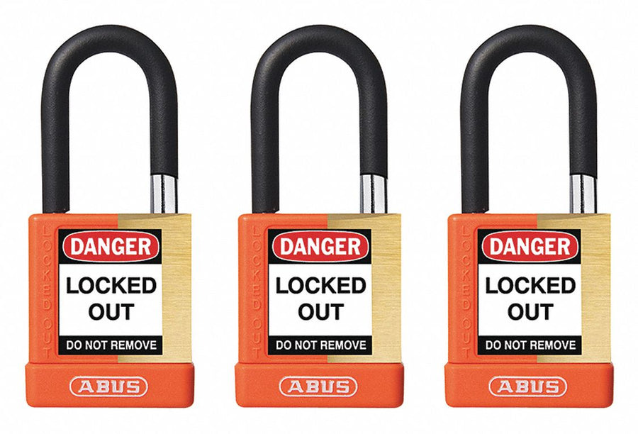 Keyed Padlock 3/4 W x1-1/2 H Shackle PK6