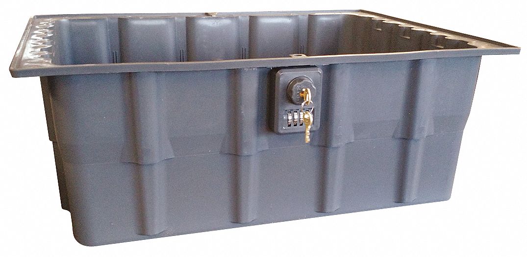 Property Storage Ctr Gray Polypropylene