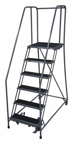 Rolling Ladder 90 in H 59 Deg Rubber
